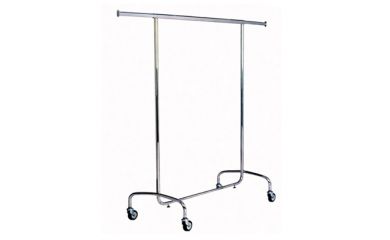 Rolling Clothes Rack, Heavy Duty Garment Rack, Movable Clothes Rail