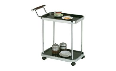 Kitchen Trolley, Rolling Service Cart, Folding Food Trolley,hotel room service cart 