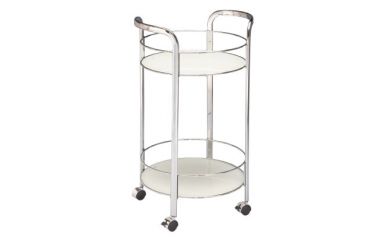 Kitchen Cart With Handle, Mobile Storage Cart, Rolling Kitchen Cart