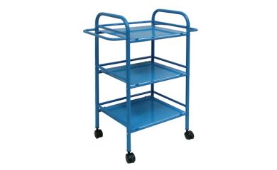 Storage Cart With Handle, Cart Handle, Metal Shelves